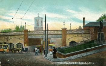 Chatham Viaduct postcard