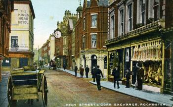 Rochester High Street postcard