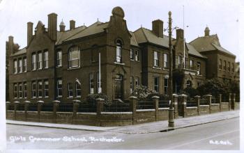 Girls Grammar School Rochester postcard
