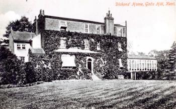 Gad's Hill Place postcard