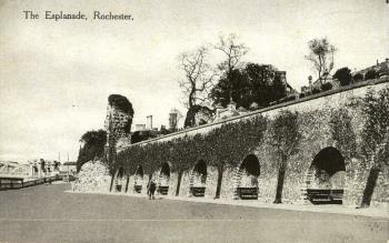 Rochester esplanade postcard