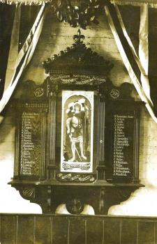 Gillingham School Roll of Hon postcard