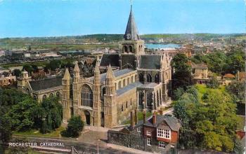 Rochester cathedral postcard