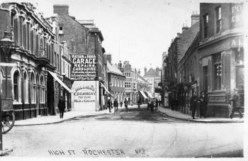 Rochester High Street postcard