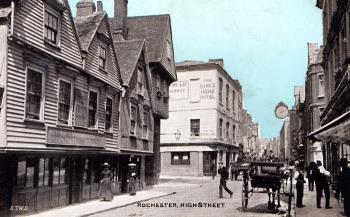 Rochester High Street postcard