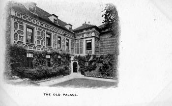 Rochester Bishops palace postcard